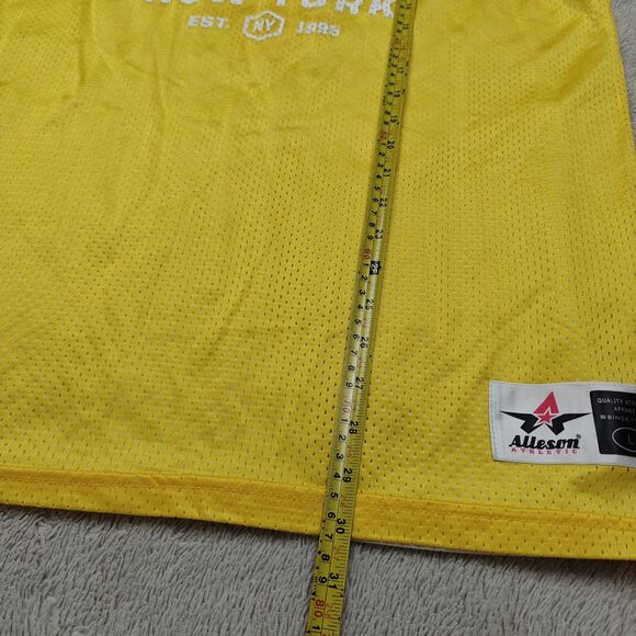 Field House Chelsea Piers NYC Reversible Tank Top Men's L Yellow White Athletic - Picture 6 of 6